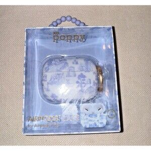 NEW XO Poppy Blue and White Toile De Jouy Pattern Air Pod Pro Case- NEVER USED
